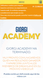 Mobile Screenshot of giorgiacademy.com